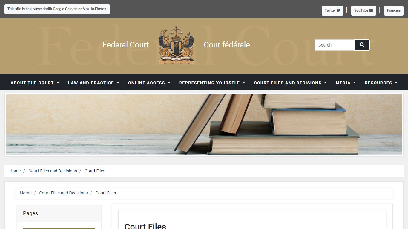 Federal Court - Court Files